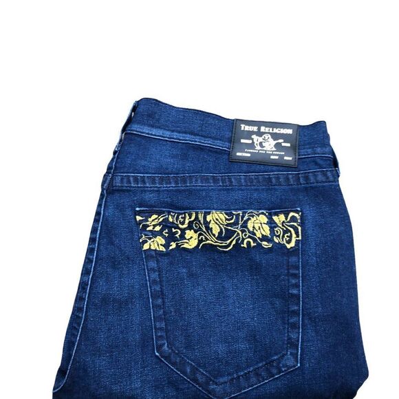 True Religion Jeans Size 40 ROCCO RELAXED SKINNY Blue - Picture 6 of 11